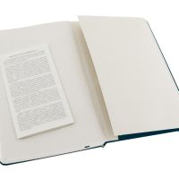 Записная книжка Moleskine Classic (в клетку) в твердой обложке, Large (13х21см), голубой