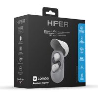 Беспроводные наушники HIPER TWS Smart IoT M1 (HTW-M10) Bluetooth 5.1 гарнитура, Серый