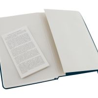 Записная книжка Moleskine Classic (нелинованный) в твердой обложке, Large (13х21см), голубой