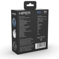 Беспроводные наушники HIPER TWS Lazo X11 Blue (HTW-LX11) Bluetooth 5.3 гарнитура, Синий