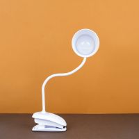 Настольная лампа Rombica LED Clamp, белый