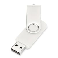 Флеш-карта USB 2.0 16 Gb Квебек, белый