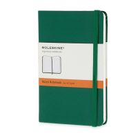 Записная книжка Moleskine Classic (в линейку) в твердой обложке, Pocket (9x14см), зеленый