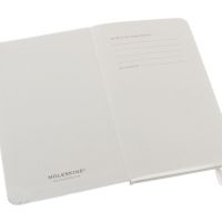 Записная книжка Moleskine Classic (в линейку) в твердой обложке, Pocket (9x14см), белый