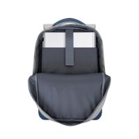 RIVACASE 7562 grey/dark blue рюкзак для ноутбука 15.6'', синий