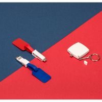 Портативное зарядное устройство-брелок Saver, 600 mAh, белый