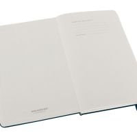 Записная книжка Moleskine Classic (в клетку) в твердой обложке, Large (13х21см), голубой