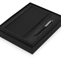 Подарочный набор Moleskine Picasso с блокнотом А5 и ручкой, черный