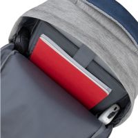 RIVACASE 7562 grey/dark blue рюкзак для ноутбука 15.6'', синий