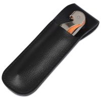 Футляр для штопора Leather Case из натуральной кожи, черный