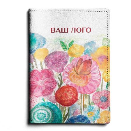 Обложка для паспорта "Цветочная поляна"