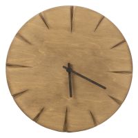 Часы деревянные Helga, 28 см, коричневый