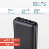 RIVACASE VA2120 (20000mAh), внешний аккумулятор /24