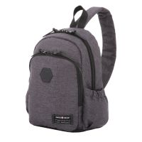 Рюкзак SWISSGEAR 13'', ткань Grey Heather/ полиэстер 600D PU , 25х14х35 см, 12 л, серый