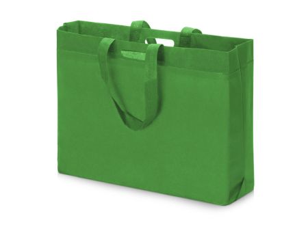 Сумка для покупок из спанбонда Scope, 455*160*380 с ручкой 550/30 мм, зеленый