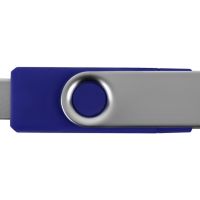 USB/micro USB-флешка 2.0 на 16 Гб Квебек OTG, синий