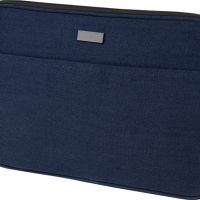 Чехол для 14-дюймового ноутбука Joey объемом 2 л из брезента, переработанного по стандарту GRS, синий