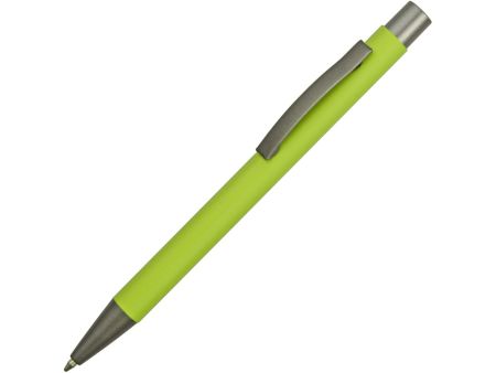 Ручка металлическая soft touch шариковая Tender, зеленый