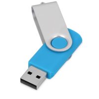 Флеш-карта USB 2.0 16 Gb Квебек, голубой