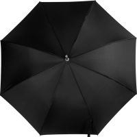 Зонт-трость 7560 Alu с деталями из прочного алюминия, полуавтомат, черный