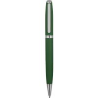 Ручка металлическая шариковая Flow soft-touch, зеленый