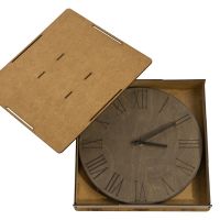 Часы деревянные Magnus, 28 см, коричневый