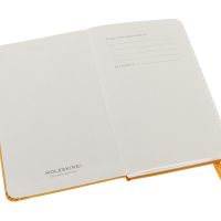 Записная книжка Moleskine Classic (в линейку) в твердой обложке, Pocket (9x14см), оранжевый