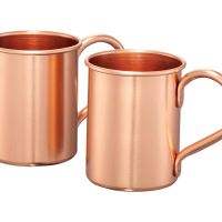 Набор кружек для коктейля с рецептом Moscow mule