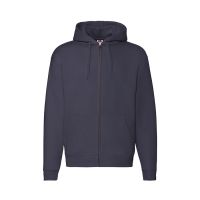 Толстовка "PREMIUM HOODED SWEAT JACKET", глубокий темно-синий_M, 70% х/б, 30% п/э, 280 г/м2