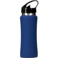 Бутылка для воды Bottle C1, сталь, soft touch, 600 мл, синий