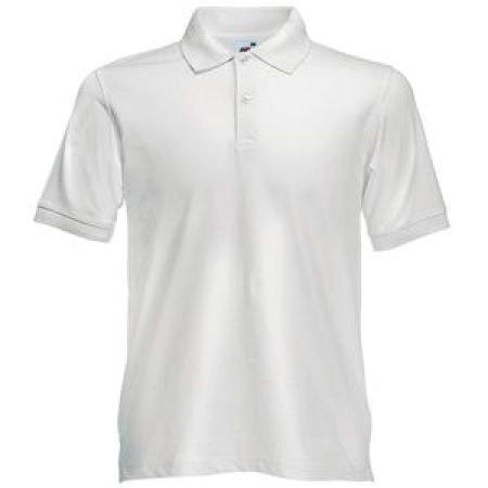 Поло "Slim Fit Polo", белый_XL, 97% х/б, 3% эластан, 210 г/м2