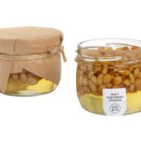 Сувенирный набор Мед с кедровыми орешками 120 гр