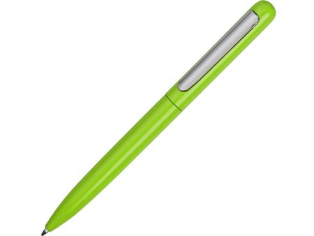 Ручка металлическая шариковая Skate, зеленый/серебристый