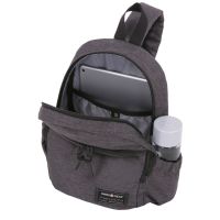 Рюкзак SWISSGEAR 13'', ткань Grey Heather/ полиэстер 600D PU , 25х14х35 см, 12 л, серый