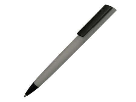 Ручка пластиковая soft-touch шариковая Taper, серый