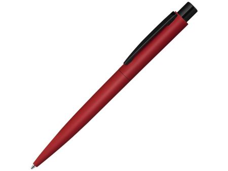 Ручка шариковая металлическая LUMOS M soft-touch, красный