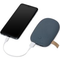 Универсальное зарядное устройство power bank в форме камня. 7800MAH. Dark gray