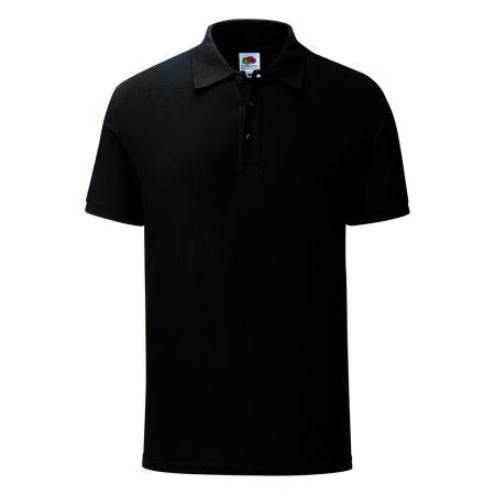 Рубашка поло мужская "Iconic Polo", черный, 2XL 100% х/б, 180 г/м2