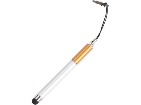 Ручка-подвеска на мобильный телефон со стилусом, золотистый