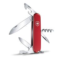 Нож перочинный VICTORINOX Spartan, 91 мм, 12 функций, красный