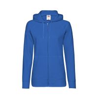 Толстовка без начеса "Ladies Lightweight Hooded Sweat", ярко-синий, S, 80% х/б 20% полиэстер, 240 г/