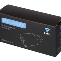 Сетевое зарядное устройство c выходами USB-A и USB-C Recharger, 10 Вт, белый