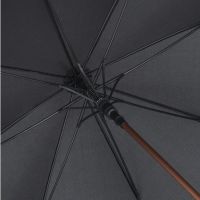 Зонт-трость 7399 Alugolf полуавтомат, черный
