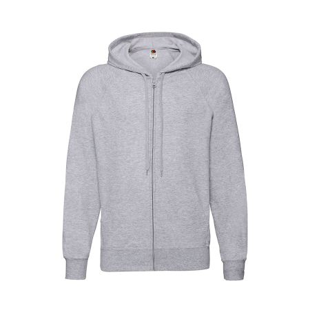 Толстовка без начеса "Lightweight Hooded Sweat",  серый, 2XL, 80% х/б 20% полиэстер, 240 г/м2