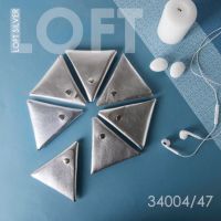 Чехол для наушников, "LOFT SILVER", серебро кожа натуральная 100%