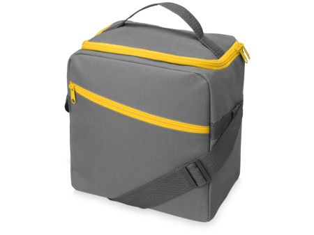 Изотермическая сумка-холодильник Classic c контрастной молнией, желтый