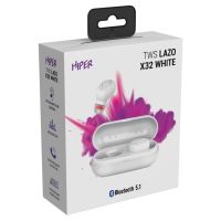 Наушники HIPER TWS Lazo X32 White (HTW-LX32) Bluetooth 5.1 гарнитура, Белый