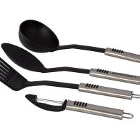 Набор кухонных предметов со стальными ручками Paul Bocuse из 4 предметов, черный