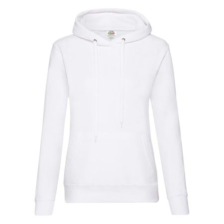 Толстовка "Lady Hooded Sweat ", белый_XL, 75% х/б, 25% п/э, 280 г/м2