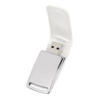 Флеш-карта USB 2.0 16 Gb с магнитным замком Vigo, белый